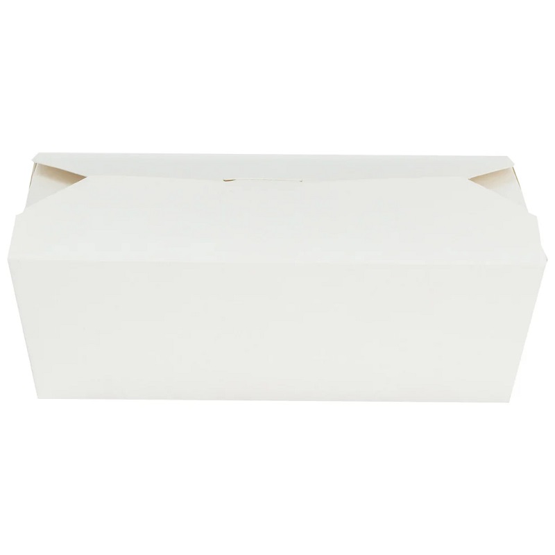 No.4 Multi-Food White Boxes - 3000ml Lockable Lid - 40x Per Pack